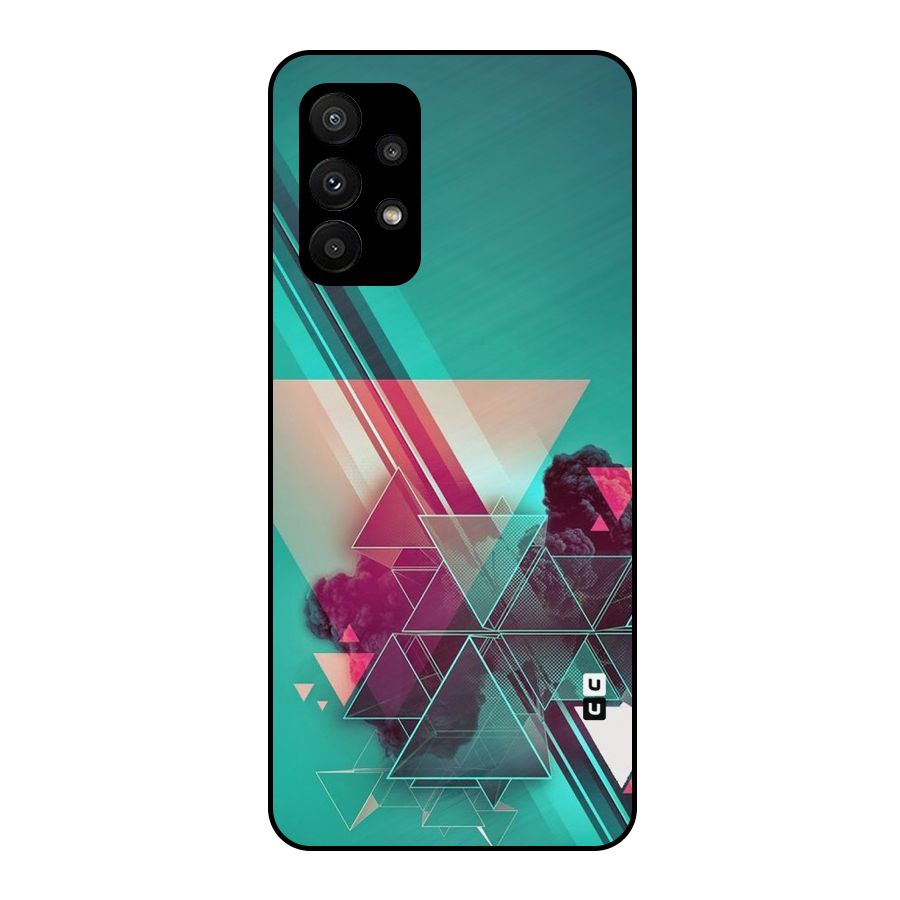 Floroscent Abstract Metal Back Case for Galaxy A23