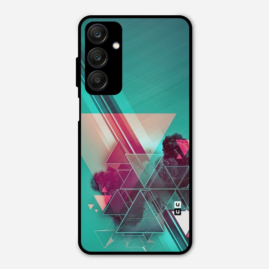 Floroscent Abstract Metal Back Case for Galaxy A25 5G