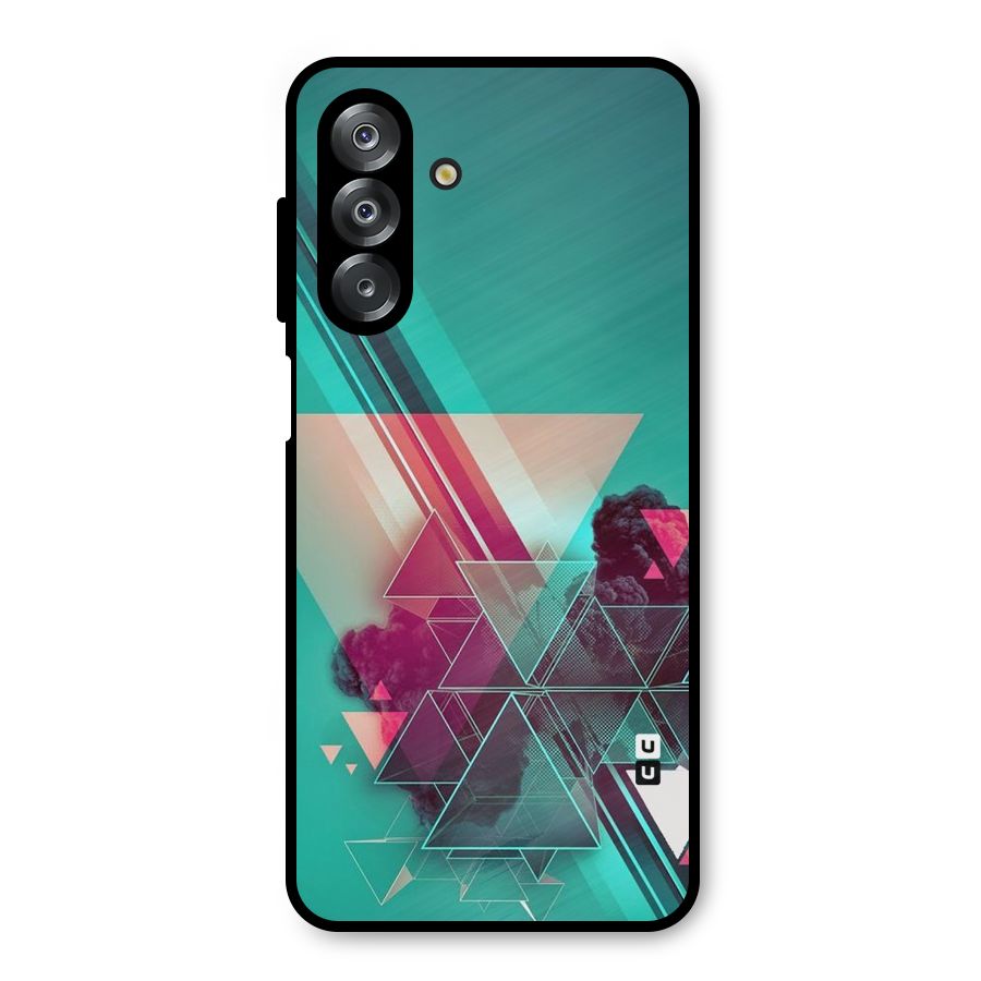 Floroscent Abstract Metal Back Case for Galaxy A26