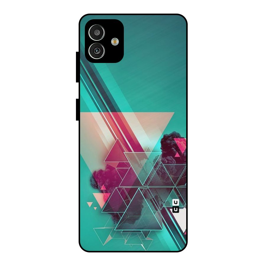Floroscent Abstract Metal Back Case for Galaxy M13 5G