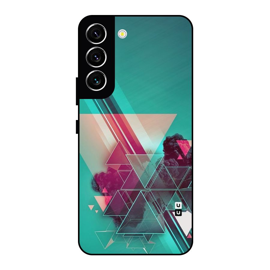 Floroscent Abstract Metal Back Case for Galaxy S22 5G