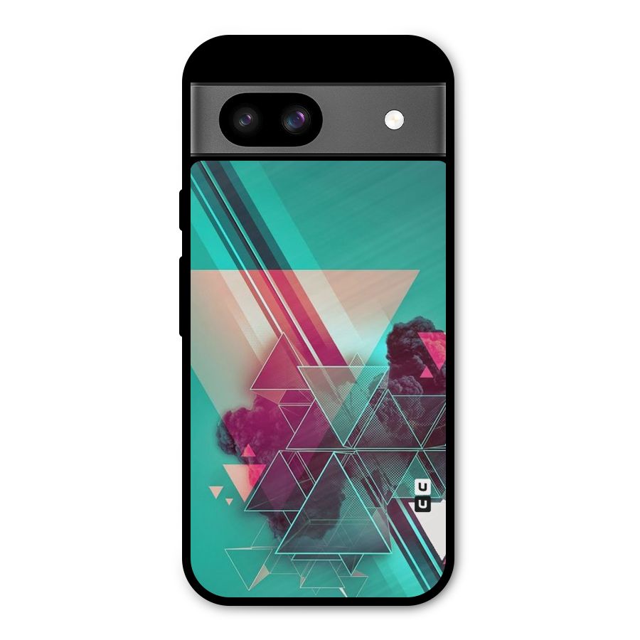 Floroscent Abstract Metal Back Case for Google Pixel 8a
