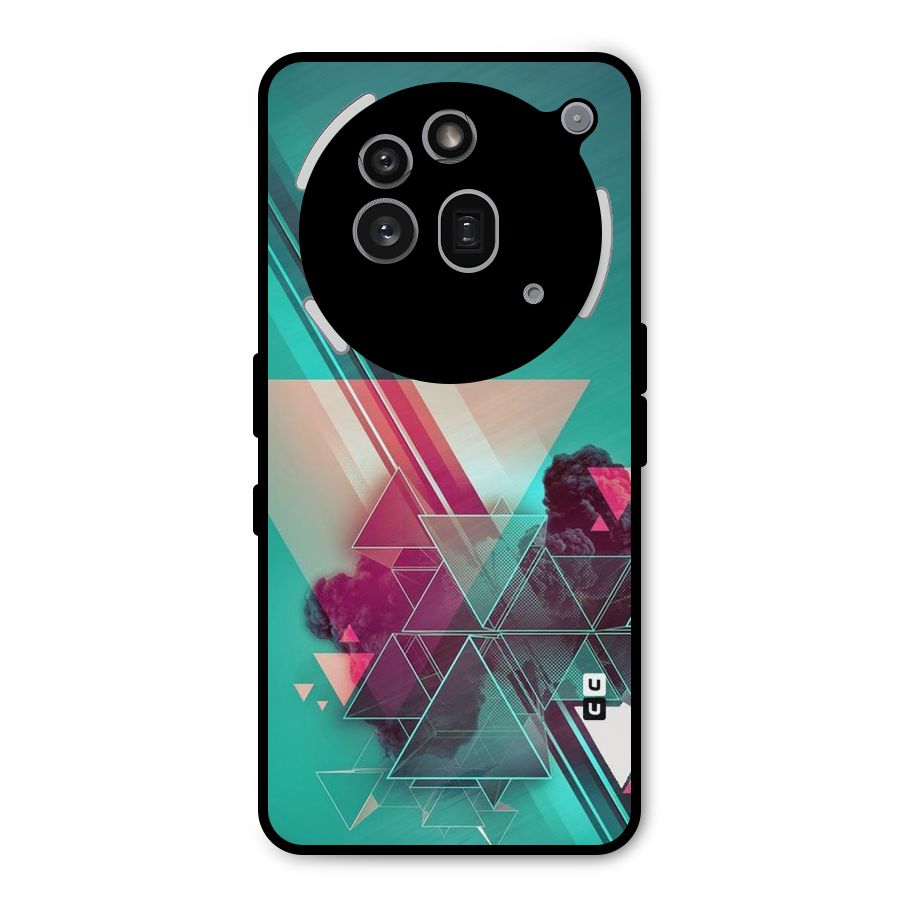 Floroscent Abstract Metal Back Case for Nothing Phone 3a Pro