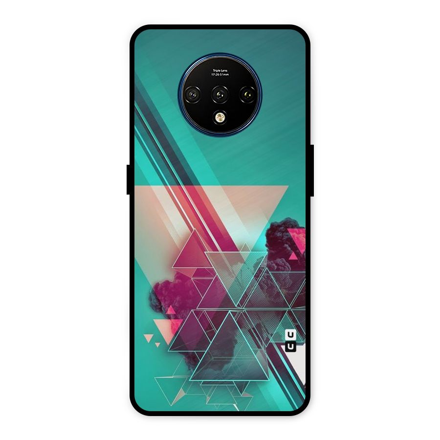 Floroscent Abstract Metal Back Case for OnePlus 7T