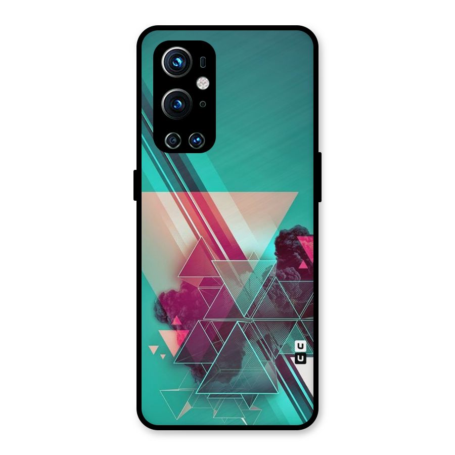 Floroscent Abstract Metal Back Case for OnePlus 9 Pro