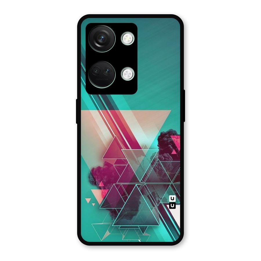 Floroscent Abstract Metal Back Case for OnePlus Nord 3