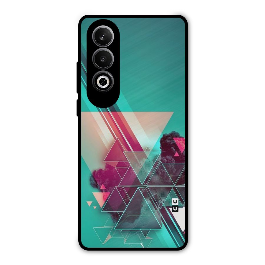 Floroscent Abstract Metal Back Case for OnePlus Nord CE4