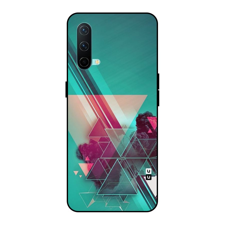 Floroscent Abstract Metal Back Case for OnePlus Nord CE 5G