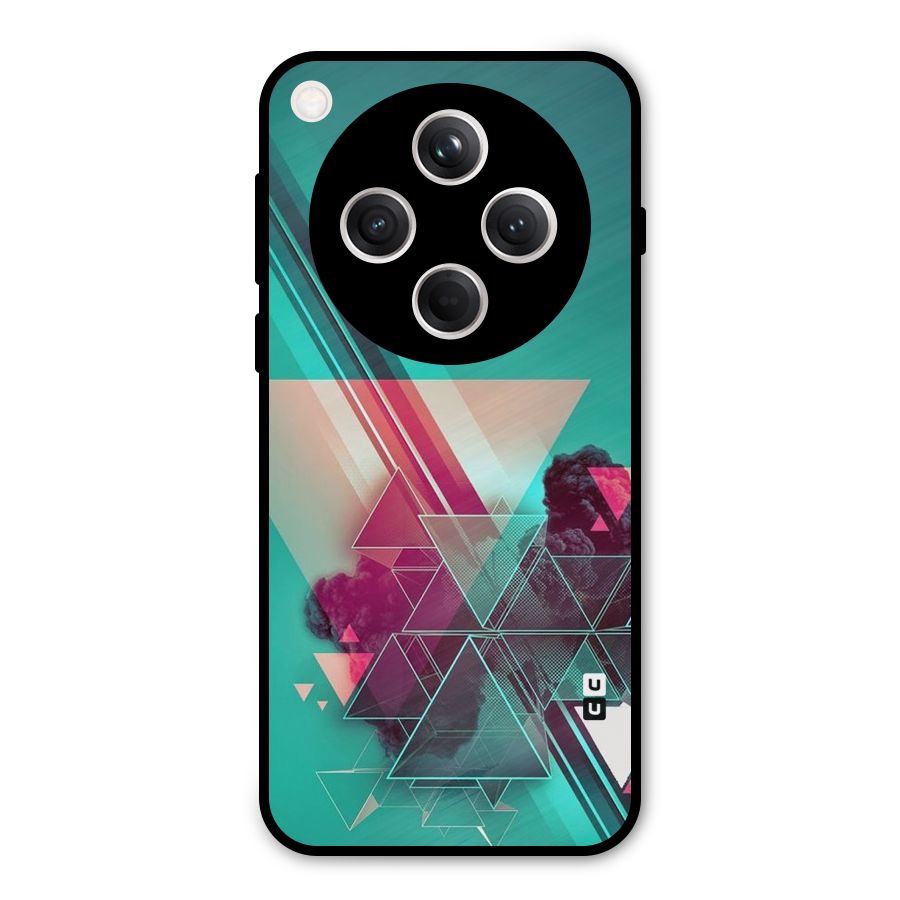 Floroscent Abstract Metal Back Case for Oppo Find X8