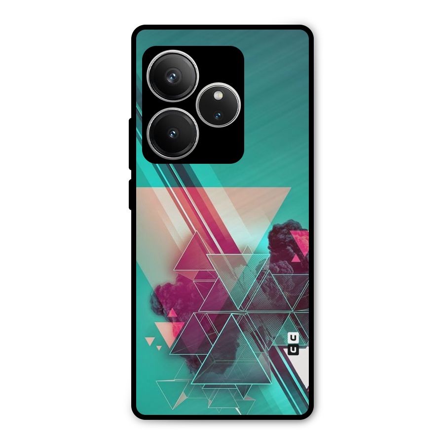 Floroscent Abstract Metal Back Case for Realme GT 6
