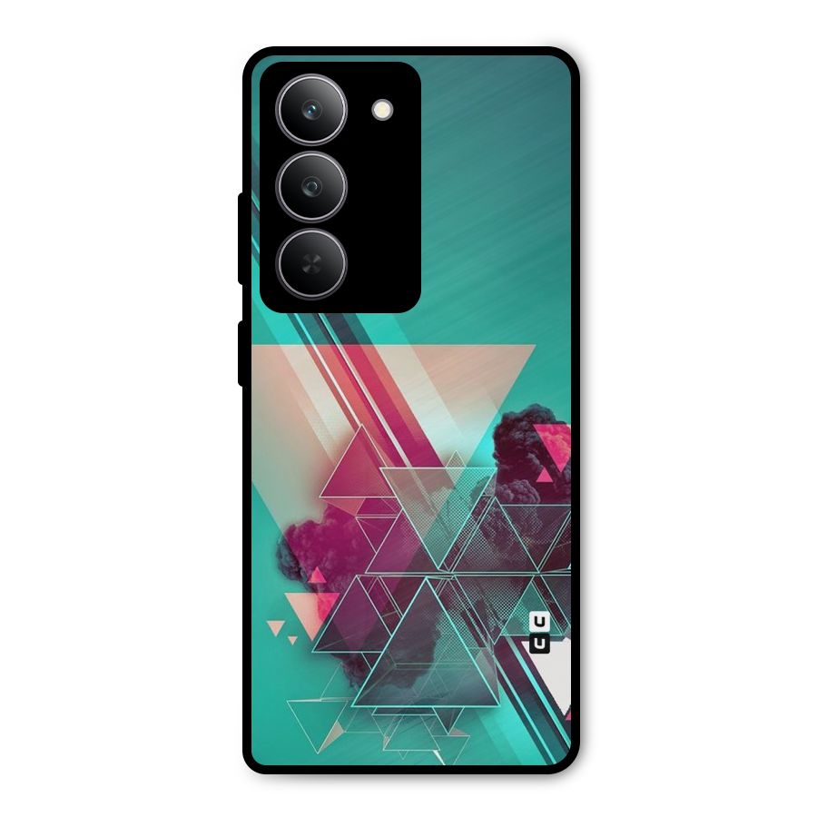 Floroscent Abstract Metal Back Case for Realme P3x
