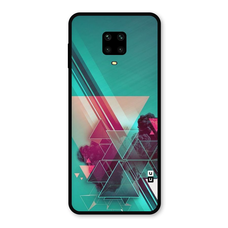 Floroscent Abstract Metal Back Case for Redmi Note 10 Lite