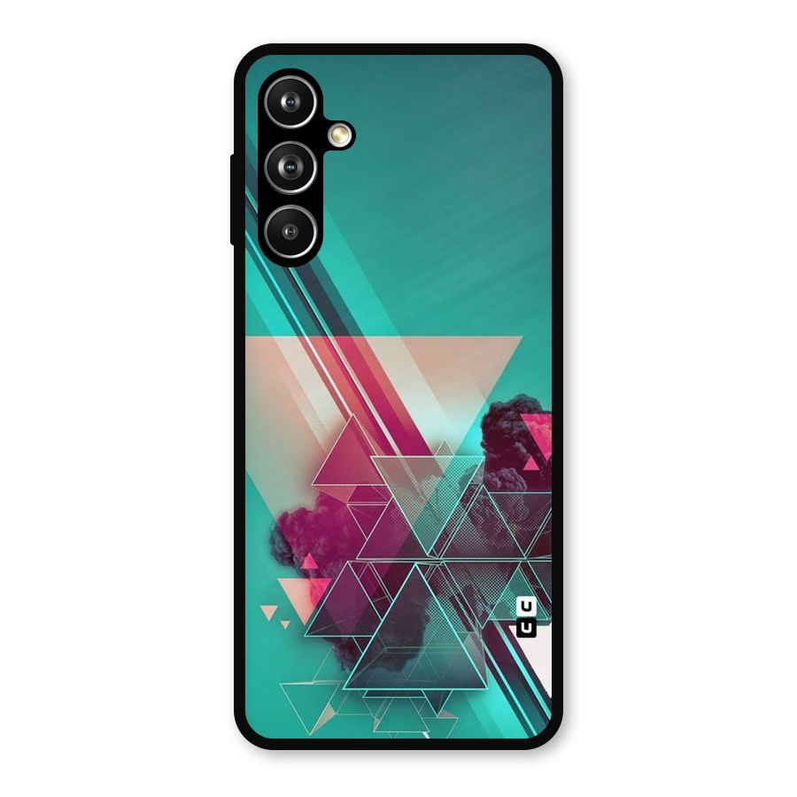 Floroscent Abstract Metal Back Case for Samsung Galaxy M54