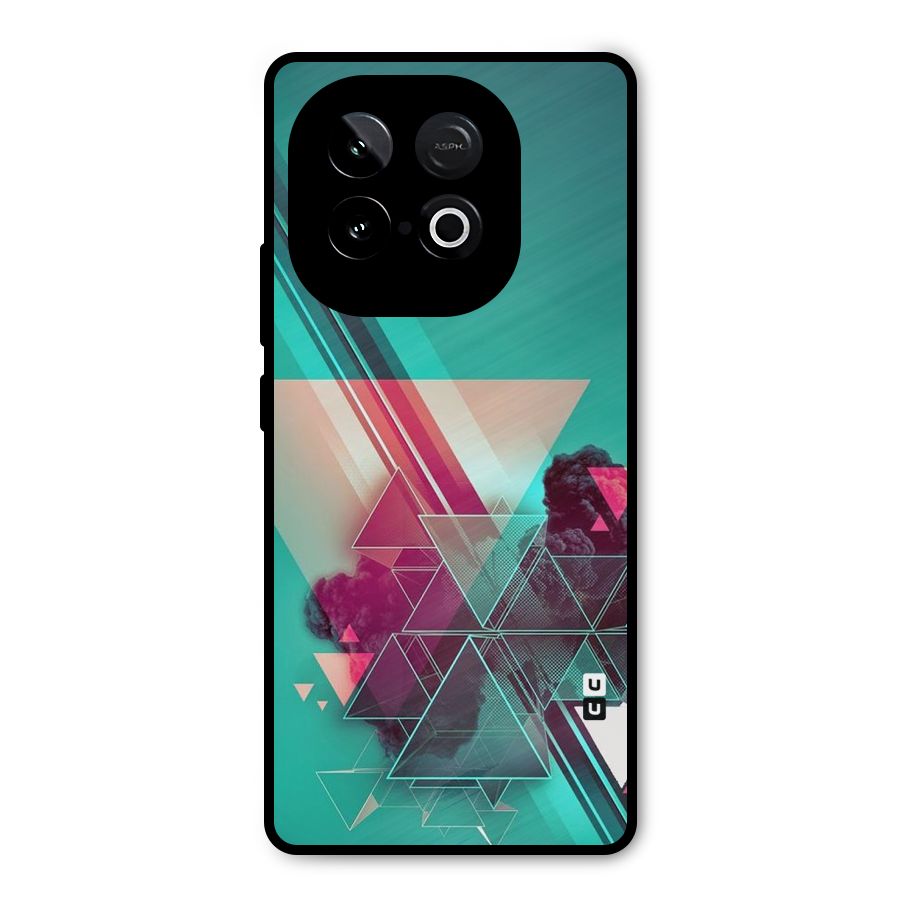 Floroscent Abstract Metal Back Case for iQOO Neo 10