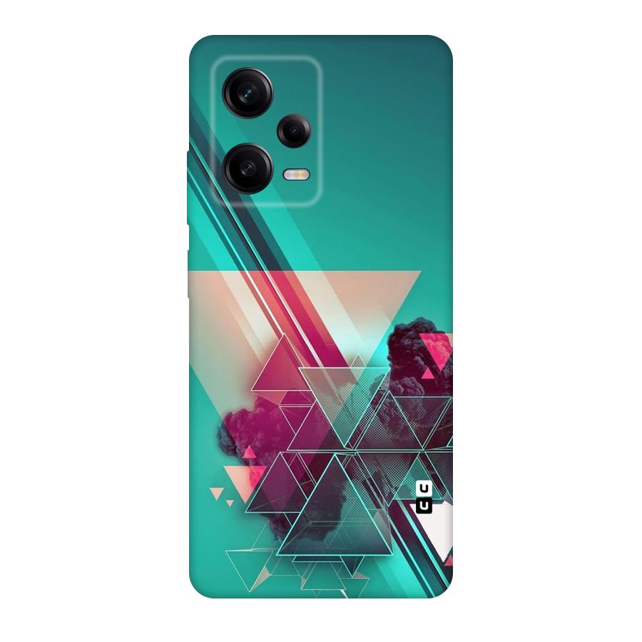 Floroscent Abstract Original Polycarbonate Back Case for Redmi Note 12 Pro
