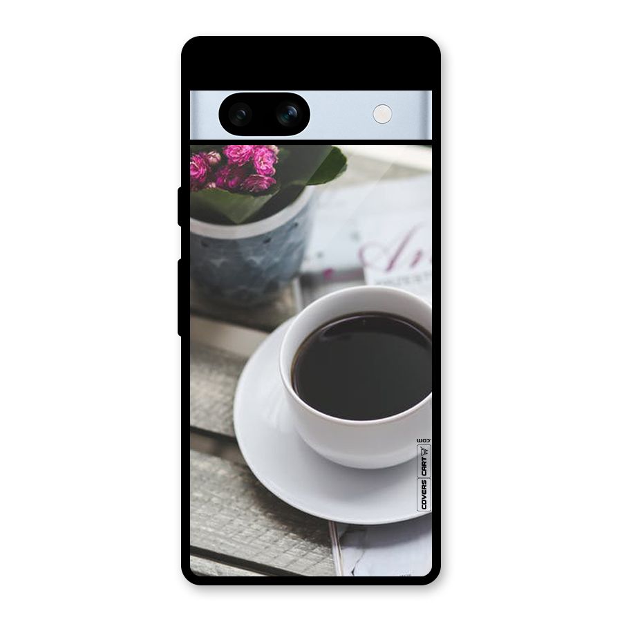 Flower And Blend Glass Back Case for Google Pixel 7a