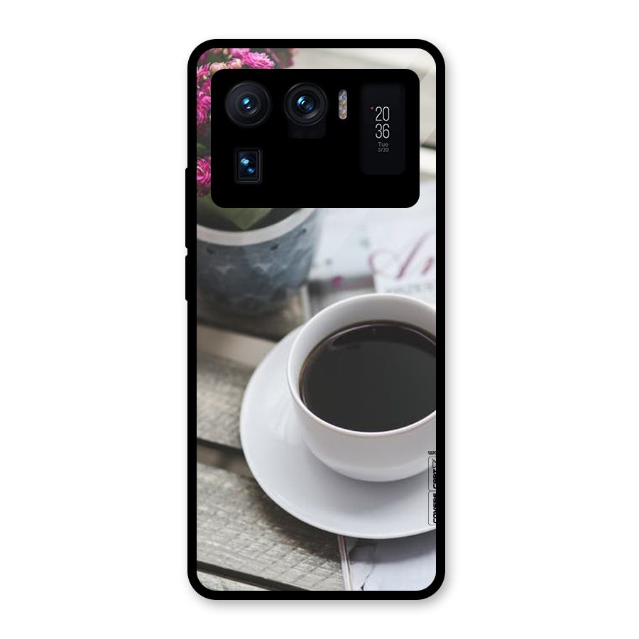 Flower And Blend Glass Back Case for Mi 11 Ultra