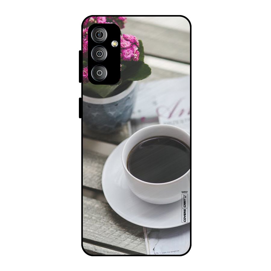 Flower And Blend Metal Back Case for Galaxy F23