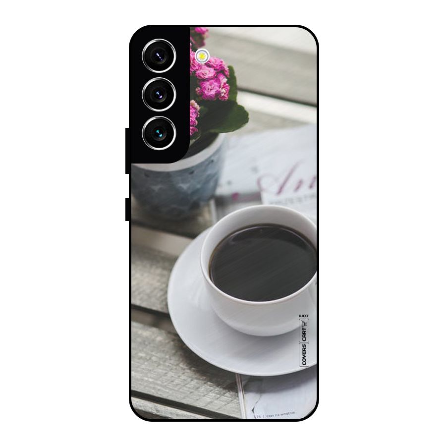 Flower And Blend Metal Back Case for Galaxy S22 5G