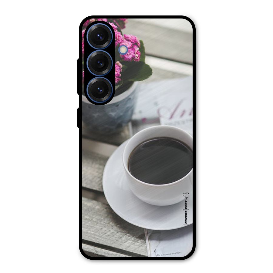 Flower And Blend Metal Back Case for Galaxy S25