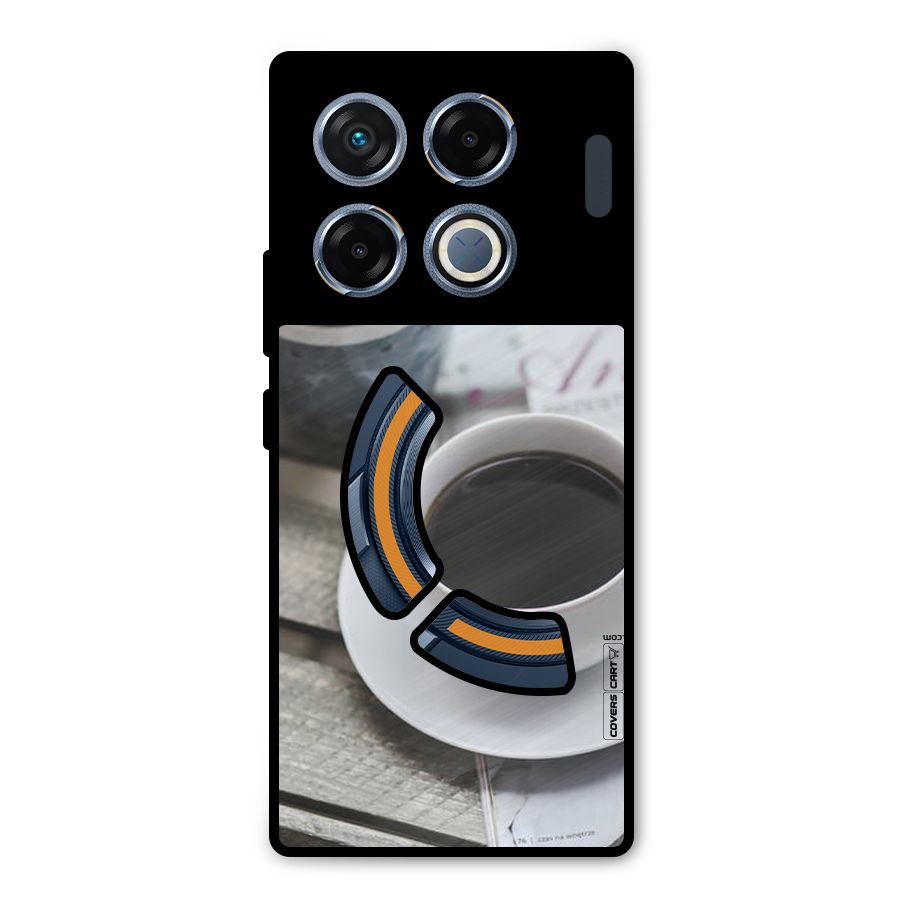 Flower And Blend Metal Back Case for Infinix GT 20 Pro