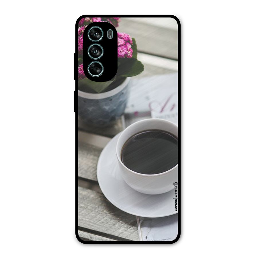 Flower And Blend Metal Back Case for Moto G62