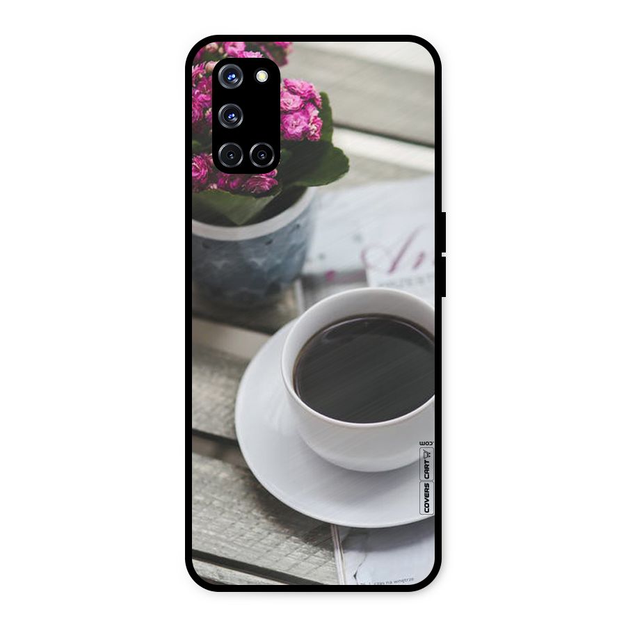 Flower And Blend Metal Back Case for Oppo A52
