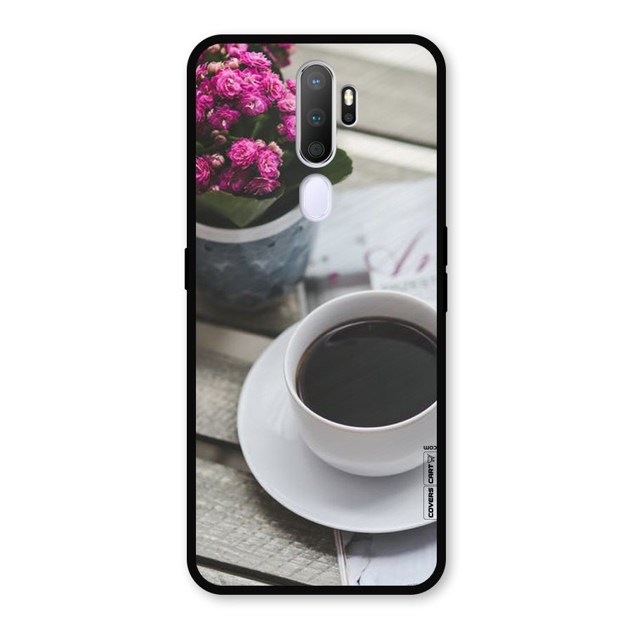 Flower And Blend Metal Back Case for Oppo A9 (2020)