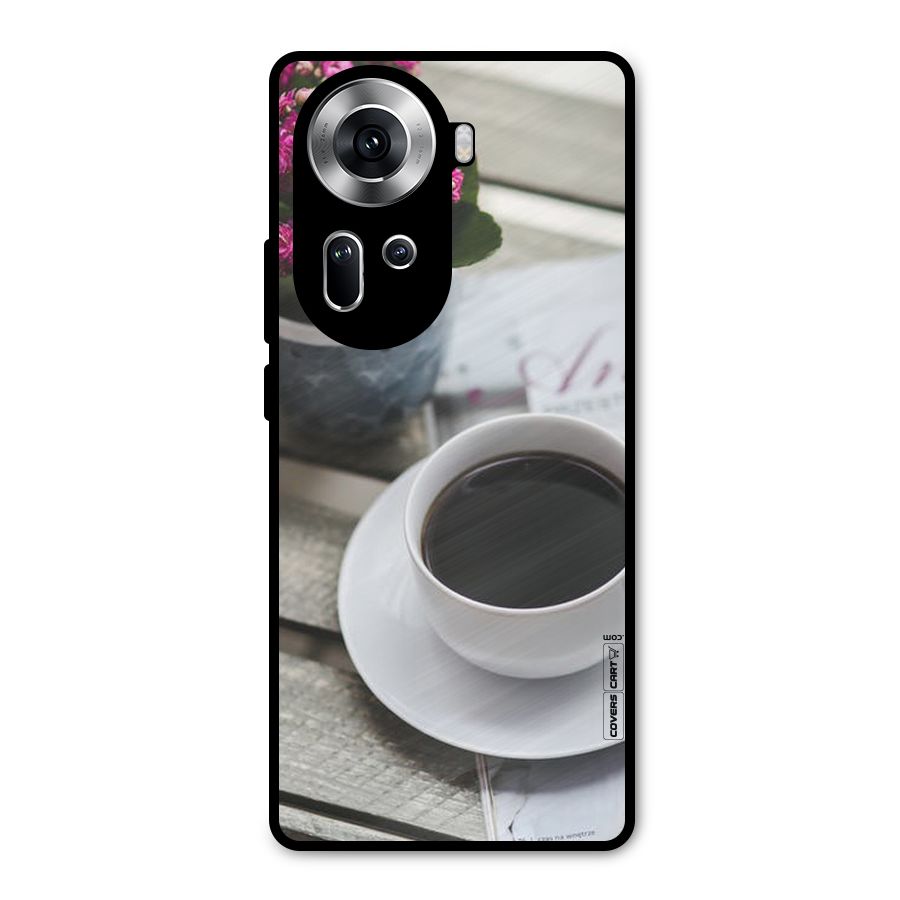 Flower And Blend Metal Back Case for Oppo Reno11 5G