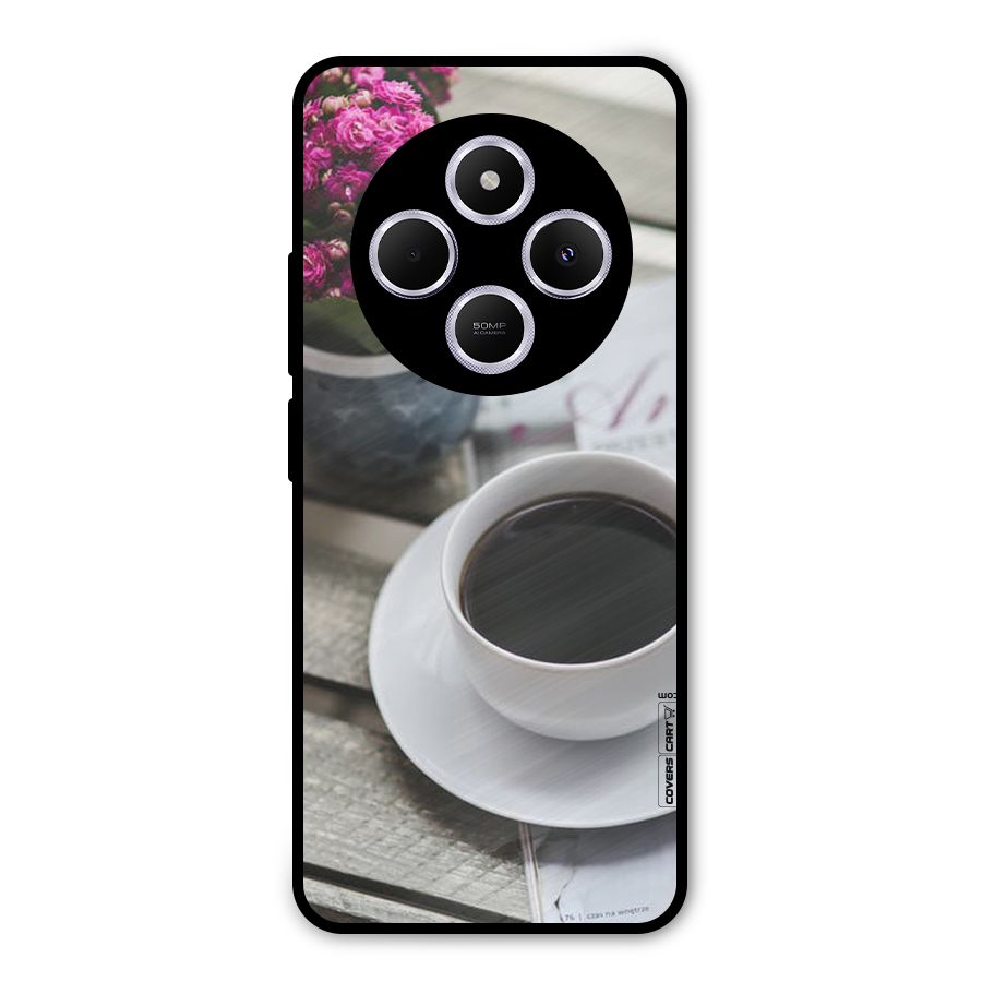 Flower And Blend Metal Back Case for Poco M7
