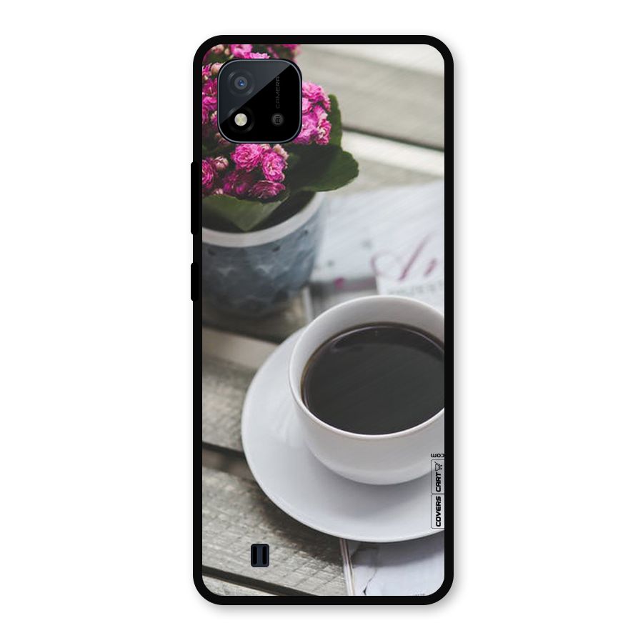 Flower And Blend Metal Back Case for Realme C11 2021