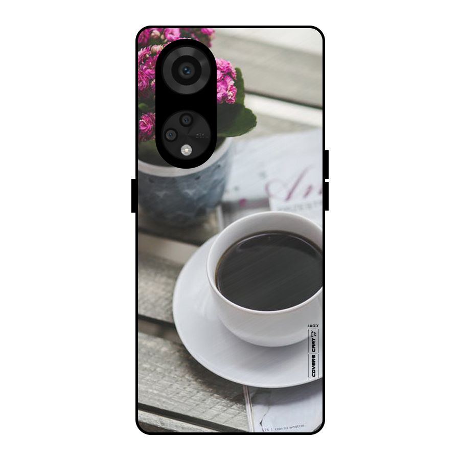 Flower And Blend Metal Back Case for Reno8 T 5G