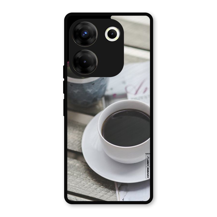 Flower And Blend Metal Back Case for Tecno Camon 20