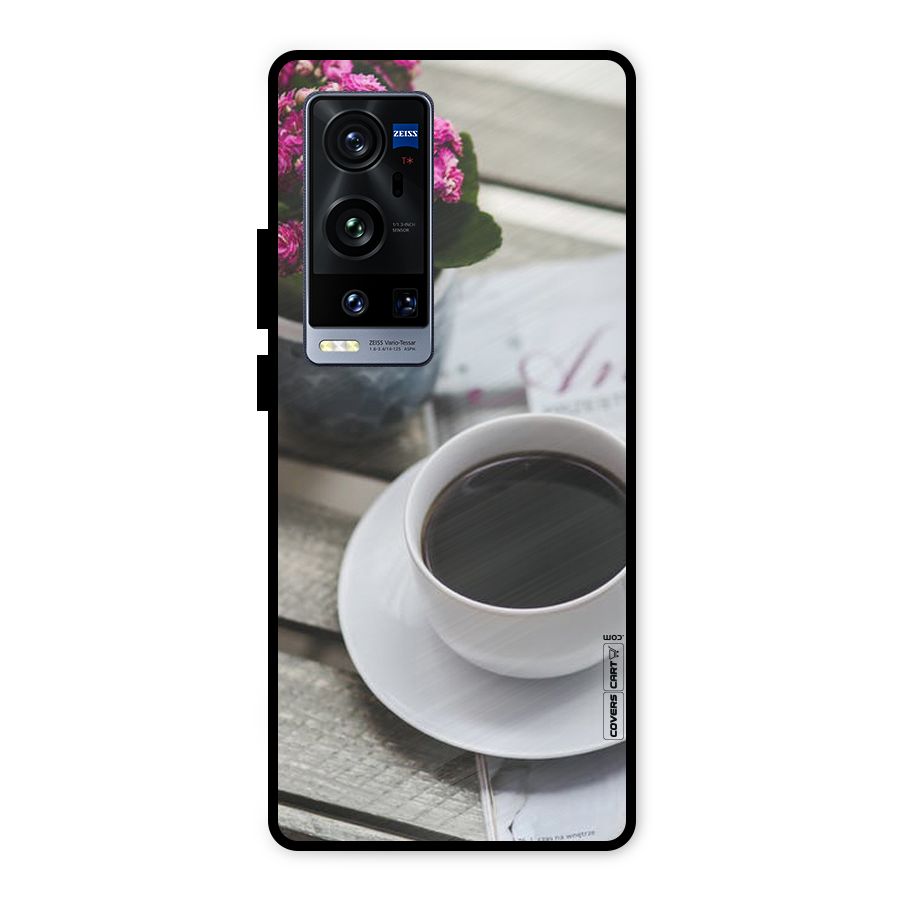 Flower And Blend Metal Back Case for Vivo X60 Pro Plus