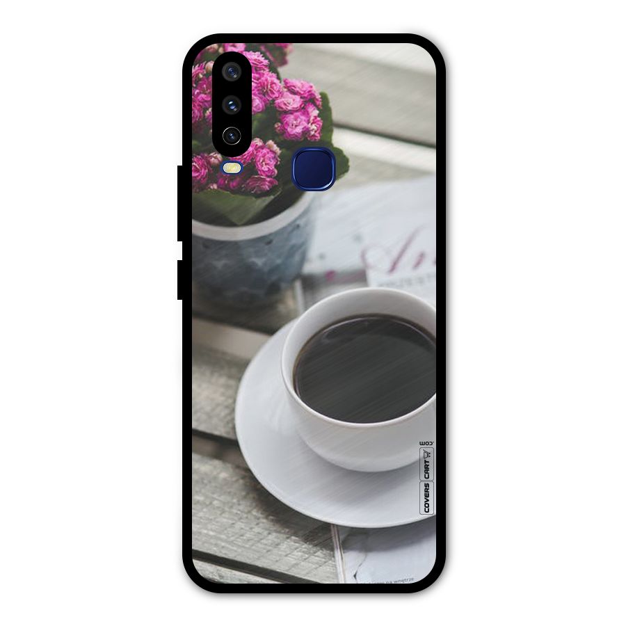 Flower And Blend Metal Back Case for Vivo Y12