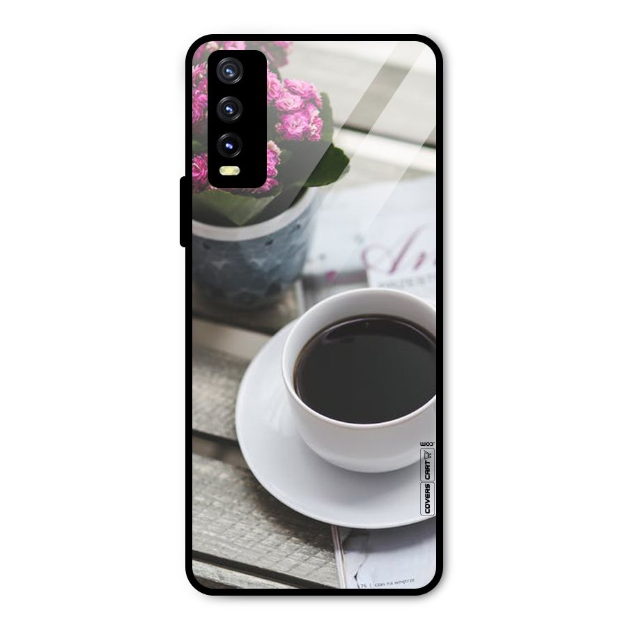 Flower And Blend Metal Back Case for Vivo Y20