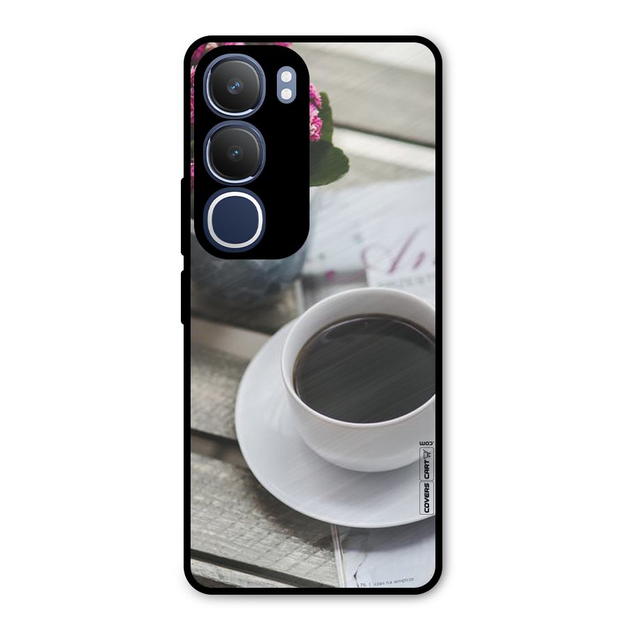 Flower And Blend Metal Back Case for Vivo Y29