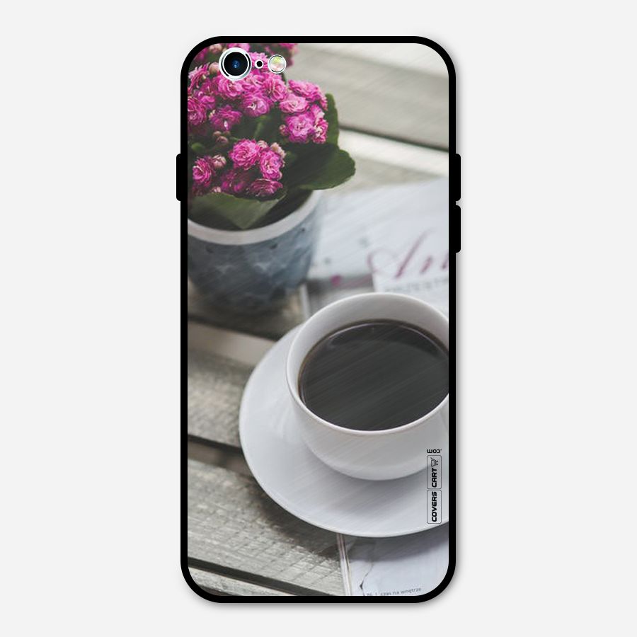 Flower And Blend Metal Back Case for iPhone 6 6s