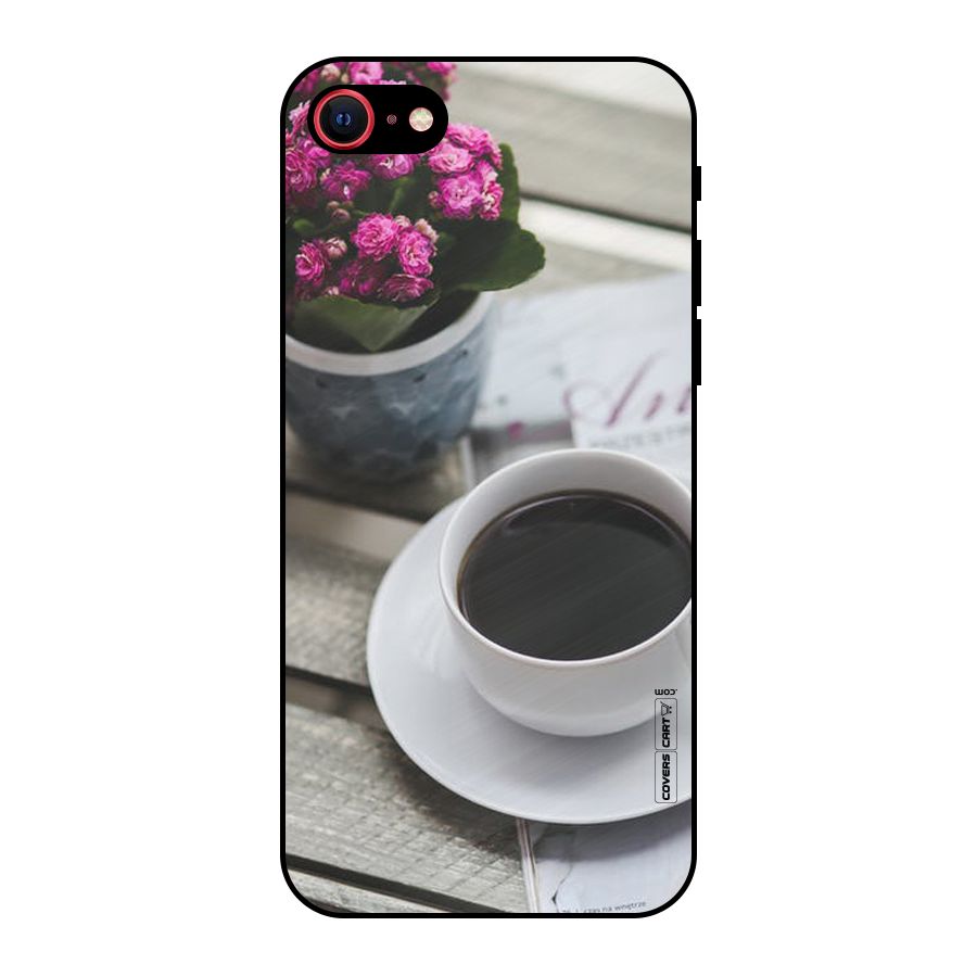Flower And Blend Metal Back Case for iPhone 7