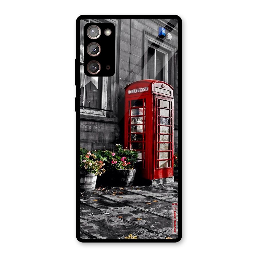 Flower And Booth Glass Back Case for Galaxy Note 20