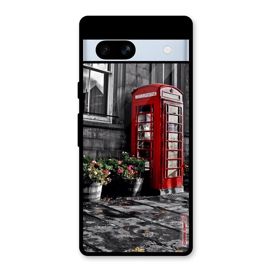 Flower And Booth Glass Back Case for Google Pixel 7a