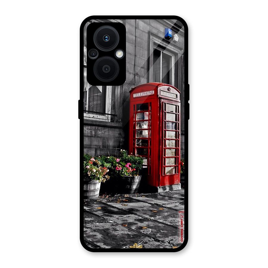 Flower And Booth Glass Back Case for Oppo F21s Pro 5G