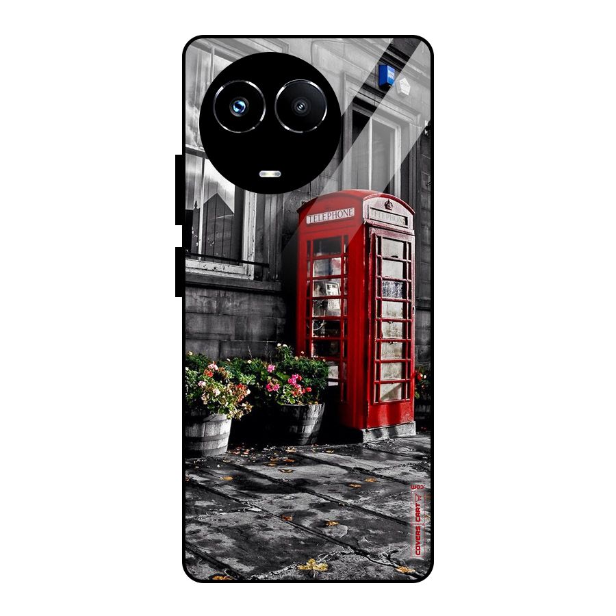 Flower And Booth Glass Back Case for Realme 11X