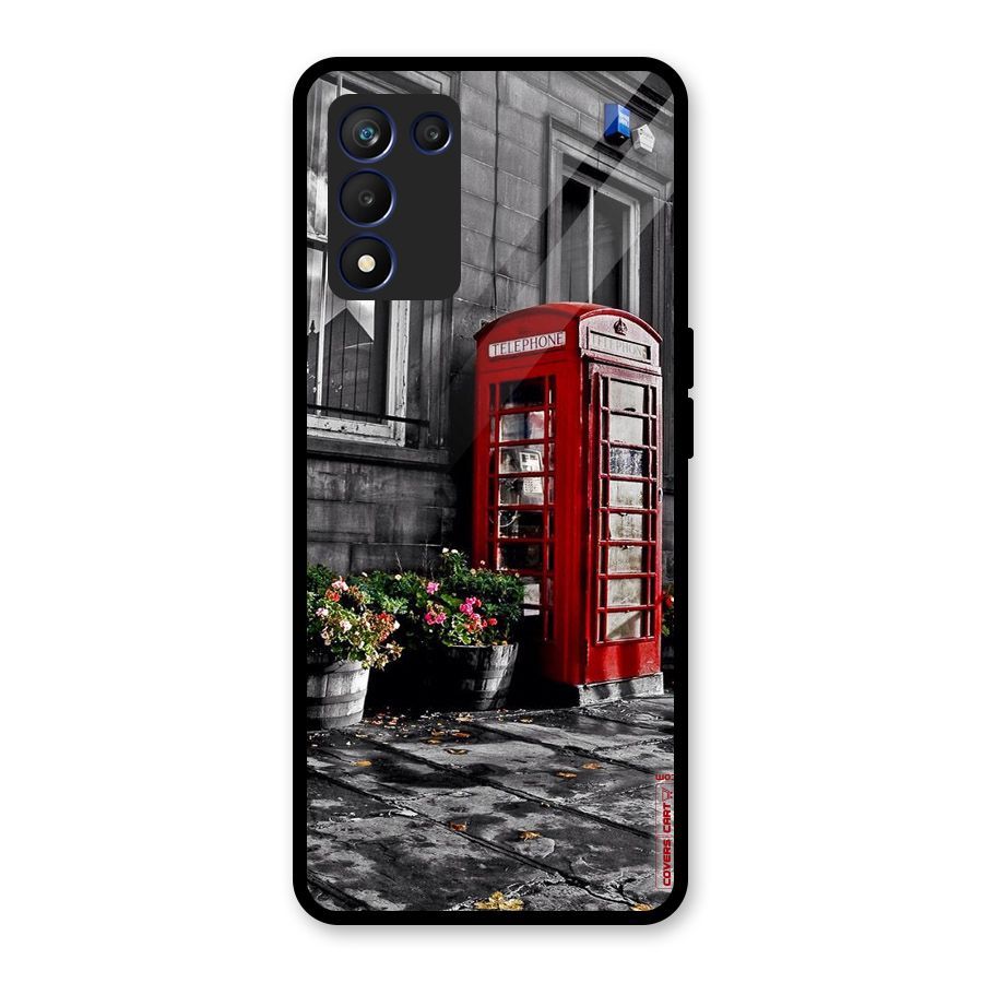 Flower And Booth Glass Back Case for Realme 9 5G Speed
