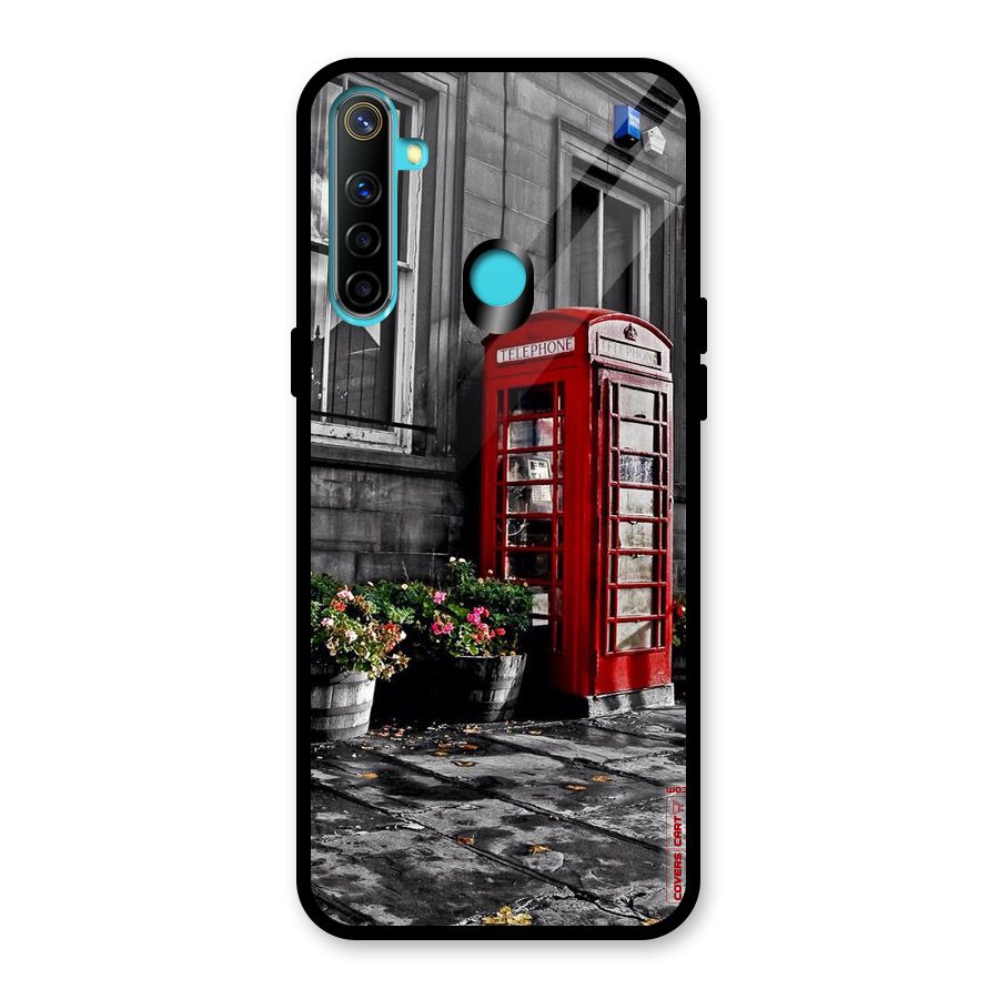 Flower And Booth Glass Back Case for Realme Narzo 10