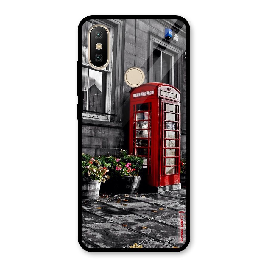 Flower And Booth Glass Back Case for Redmi A2