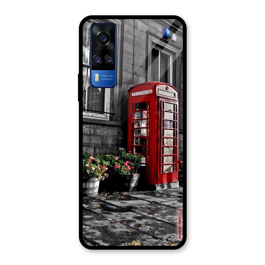 Flower And Booth Glass Back Case for Vivo Y31