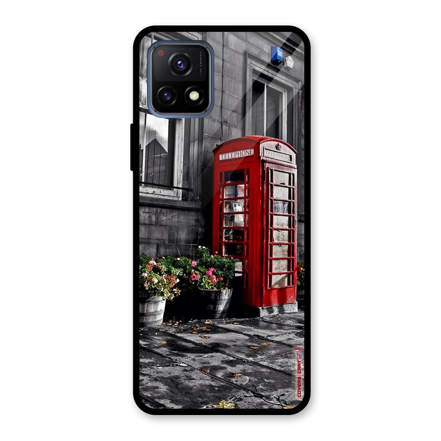 Flower And Booth Glass Back Case for Vivo Y72 5G