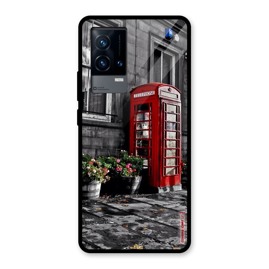 Flower And Booth Glass Back Case for iQOO 9 5G