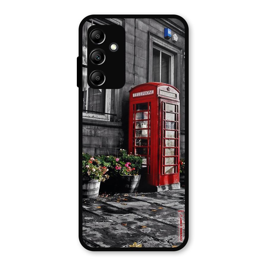 Flower And Booth Metal Back Case for Galaxy A14 5G